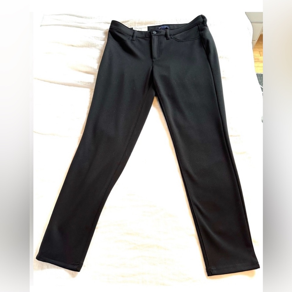 NWT black Gap mid-rise trouser leggings size 12.